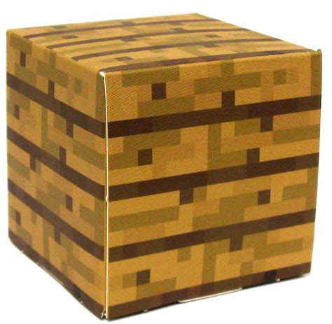 Minecraft Wooden Plank Block Papercraft Single Piece Jazwares Toywiz