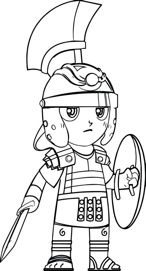 Roman Soldier Drawing At Explore Collection Of