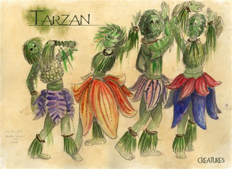 Tarzan The Stage Musical Costume Design Behance
