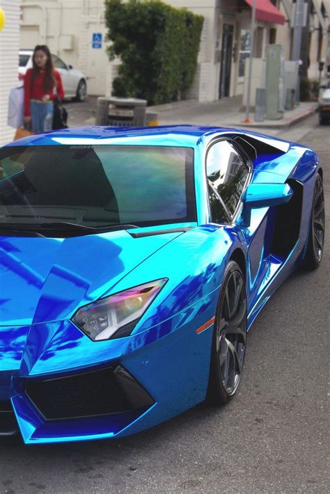 Blue Metallic Lamborghini Lamborghiniclassiccars With Images Blue