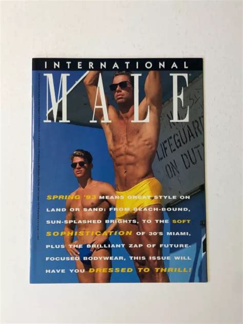 International Male Catalog Spring Mens Magazine Picclick