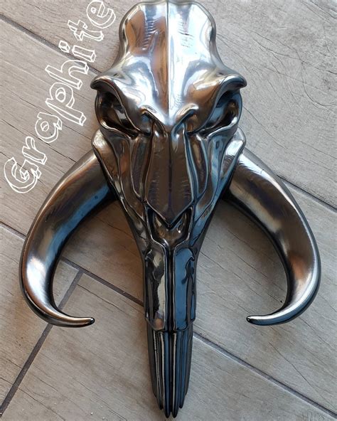 Mandalorian Mythosaur Skull Wall Mountable Present T Made Etsy