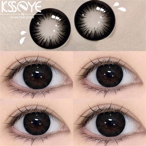 Pair Colored Contact Lenses For Eyes Natural Brown Lenses Monet Lense