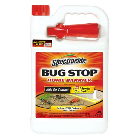 Spectracide Bug Stop Home Barrier - 1-Gallon Bug Killer Spray for Pest
