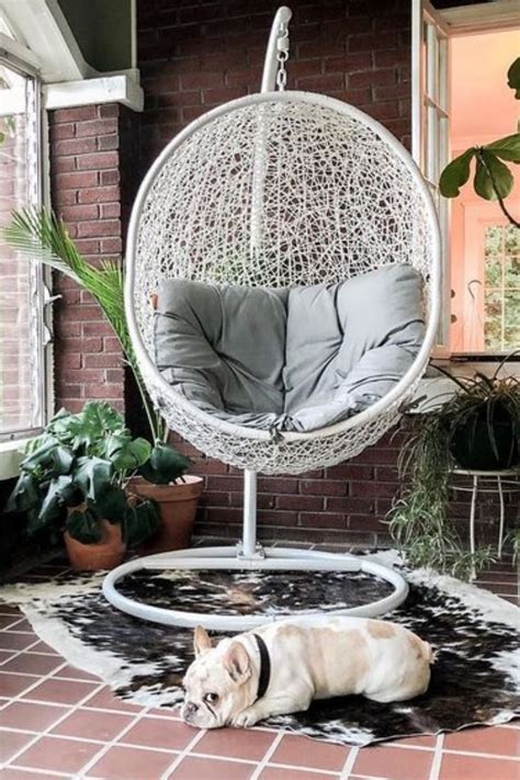 Everyday low prices and amazing selection. Round Swing Wicker Chair with Stand | Hanging chair ...