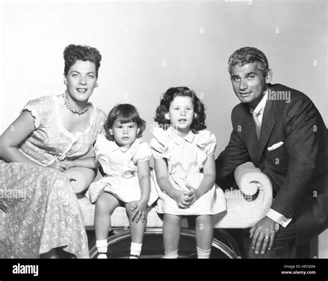Jeff Chandler Right And His Wife Marjorie Hoshelle With Their