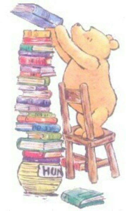 Pooh Bear And His Books Winnie The Pooh Friends Pooh Winnie The