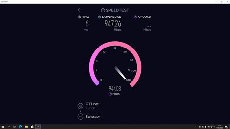 Our speed test or speedtest calculates the speed of your connection, i.e. Speedtest Ookla FTTH 1Gbit/s - YouTube