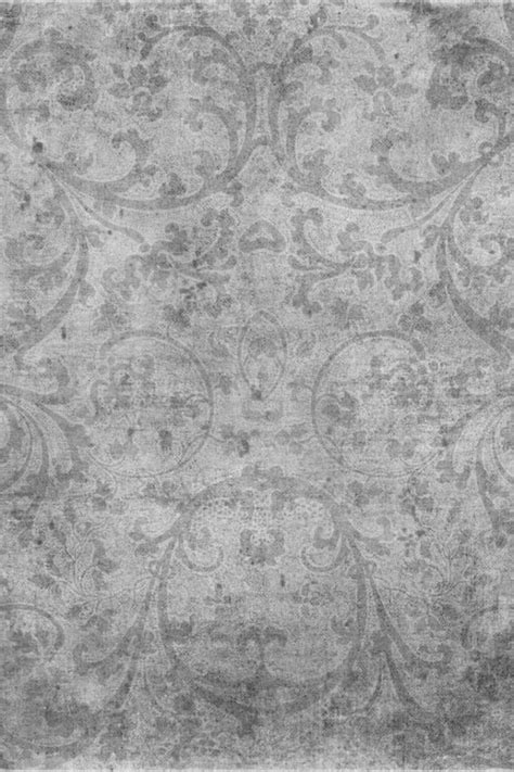 Vintage Gray Print Wallpaper For Iphone Hd Background 640x960 Design