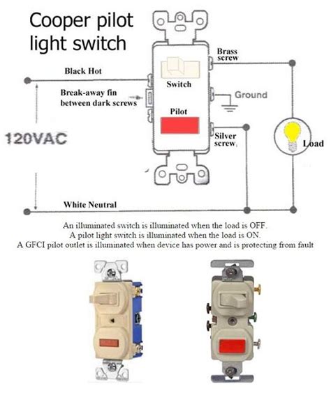 Light Switch With Pilot Light Wiring Diagram Knitard