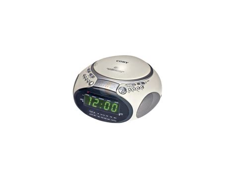 Coby Cdra145 Digital Amfm Dual Alarm Clock Radio With Cd Player
