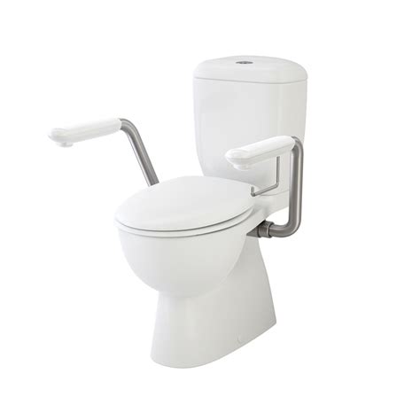 Caroma Caravelle Easy Height Cc Toilet Suite With Armrests