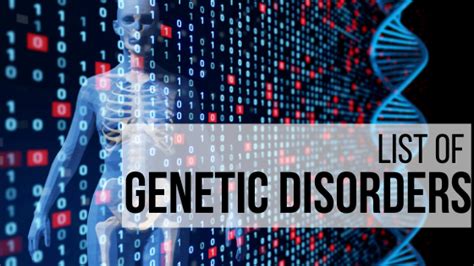 List Of Common Genetic Disorders Laney Lee