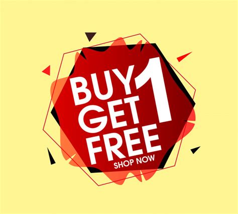 Buy one noose, get one free! Premium Vector | Buy 1 get 1 free banner