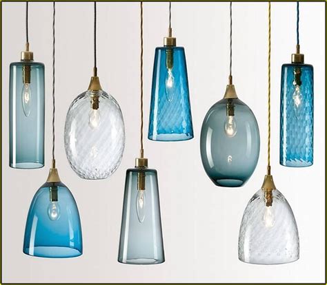 15 photos turquoise blue glass pendant lights