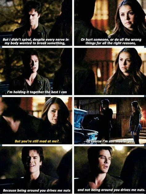 You put me in a position where i have to defend you again.where i have to go against every single thing i believe in again. Pin by n3r1 on The Vampire Diaries | season 5 (With images) | Vampire diaries funny, Vampire ...