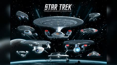 Star Treks Uss Titan Uss Nog And Uss Prometheus Starship Models