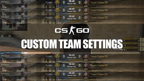 How To Setup Team Logos Names Flags And Stats In Csgo
