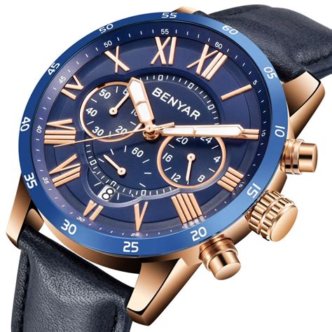 2018 BENYAR Watches Men Luxury Brand Quartz Watch Fashion Chronograph Sport Reloj Hombre Clock ...
