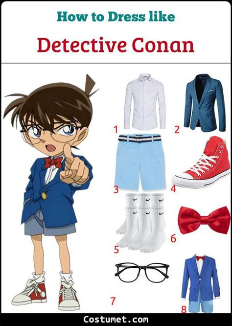 Detective Conan Costume For Cosplay And Halloween
