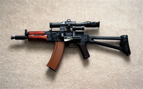 Wallpaper Weapon Assault Rifle Machine Gun Handgun Aks 74u