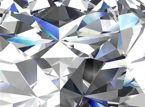 Realistic Diamond Texture Close Illustration Illustration 3d