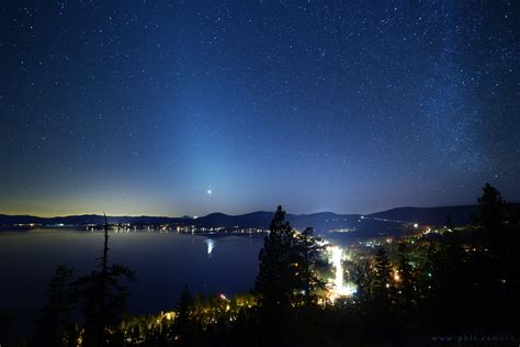 Last Nights Dark Skies Over North Lake Tahoe Featuring Andromeda
