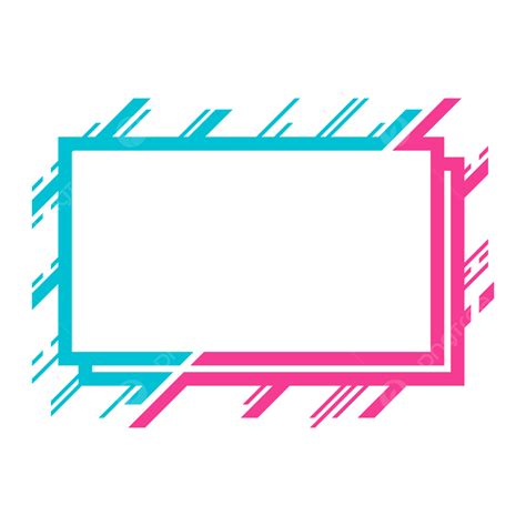 Neon Borders Clipart Vector Pink Bule Border Neon Frame Neon Neon