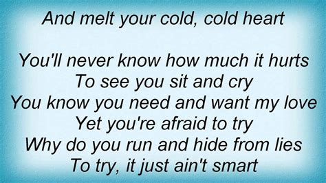 Kitty Wells Cold Cold Heart Lyrics Youtube