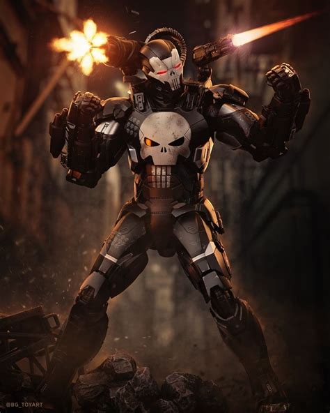 Future Fight Punisher In War Machine Armor Gets Hot Toys Treatment