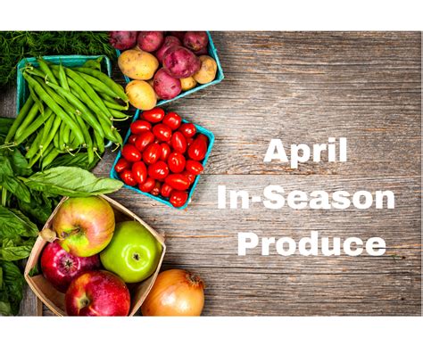 April In Season Produce Chronicles In Health