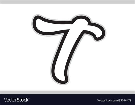 Letter t · projects for kids, art projects, abc font, alphabet design, wings design,. T black and white alphabet letter logo icon design