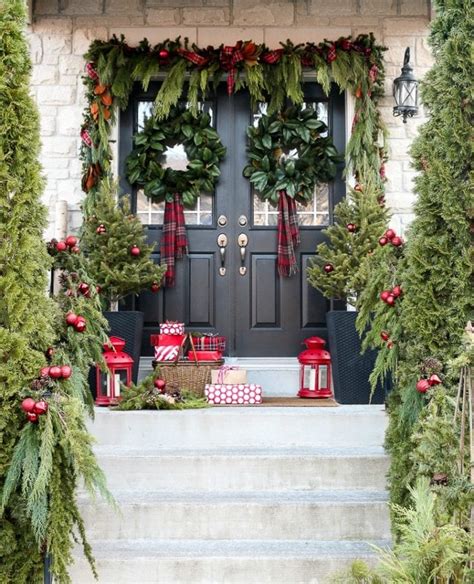 15 Fun And Festive Christmas Porch Ideas Modern Glam Holidays