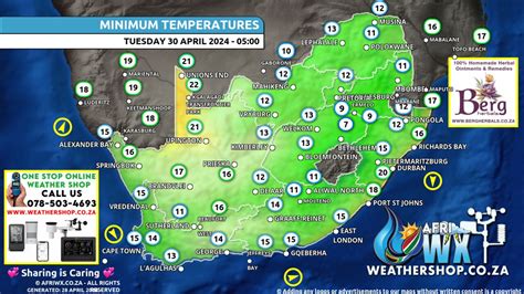South Africa Extended Weather Report Maximum And Minimum Temperature