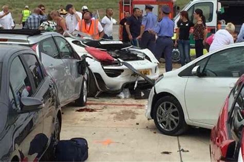 Paul Bailey Crash 26 Injured After British Tycoons Porsche Spyder