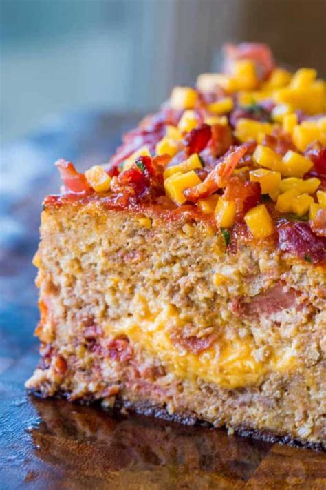 Bake 50 to 60 minutes or until browned on top and cooked through. Bacon Cheeseburger Meatloaf - Dinner, then Dessert