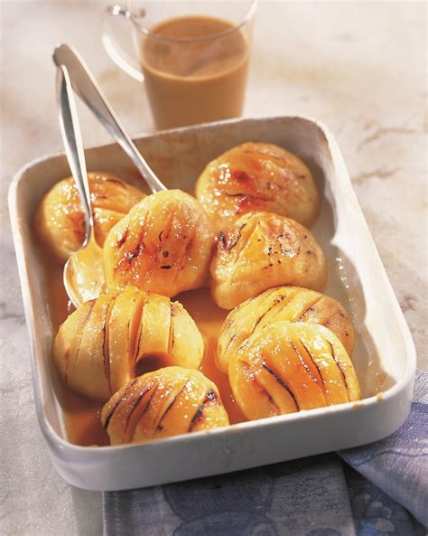 Recette Pommes au four sauce au caramel