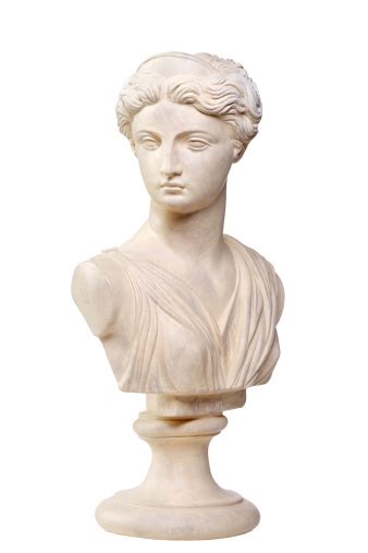 Stock Fotografie Řecká Bohyně Artemis Kamenná Busta Kopie Stáhnout