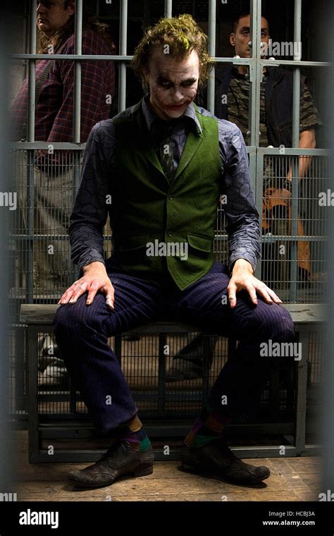 The Dark Knight Heath Ledger As The Joker Center 2008 ©warner Bros