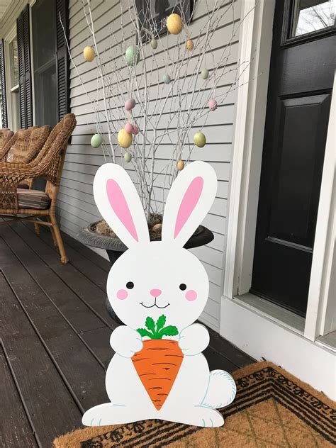 Easter Yard Art Easter Bunny Crafts Easter Bunny Wreath Easter Time