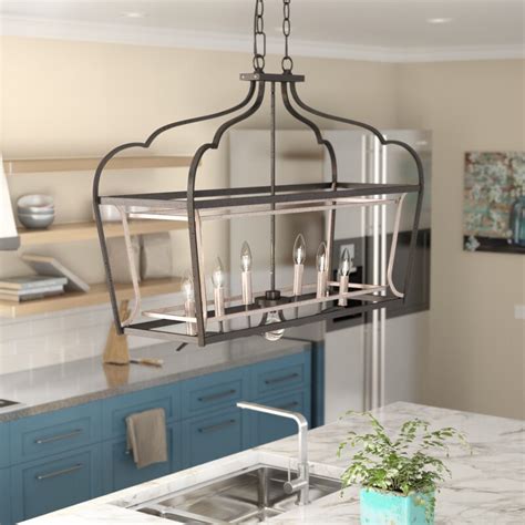 View our entire collection of farmhouse kitchen pendant lights of all shapes, styles, and sizes. Laurel Foundry Modern Farmhouse Evangeline 6-Light Kitchen ...