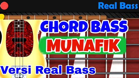 bass chord dangdut munafik real bass new pallapa youtube
