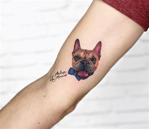Frenchie Bulldog Tattoo By Andrea Morales Photo 31114