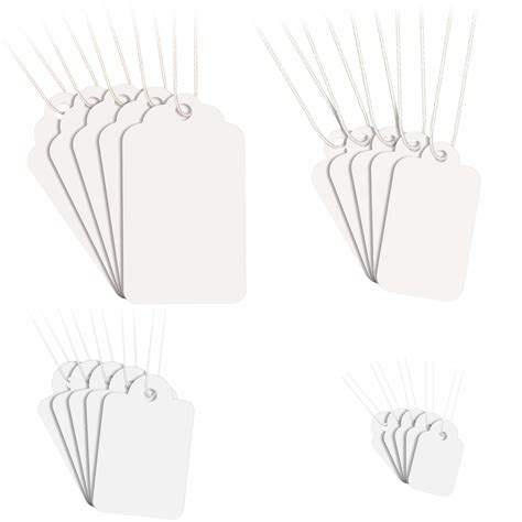 Buy 1300 Pieces Price Tags With String Marking Strung Tags Blank Paper
