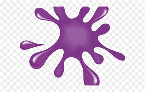 Download Pice Clipart Purple Purple Paint Splat Clipart Png