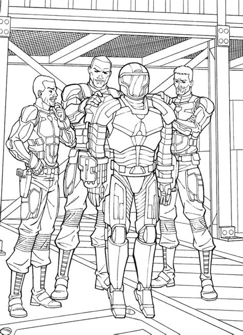 Kids-n-fun.com | 44 coloring pages of G.I. Joe