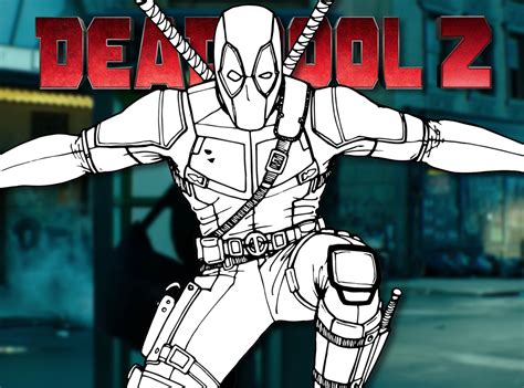 How To Draw Deadpool Deadpool 2 Drawing Tutorial Draw It Too