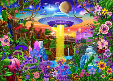 Cosmic Fantasy World Imaginary Art Of Gerald Newton Digital Art