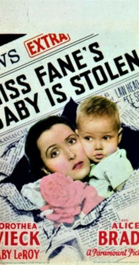 Miss Fanes Baby Is Stolen 1934 Zoila Conan As First Maid Imdb
