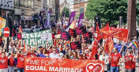 Historic Day As Same Sex Couples Can Register To Marry In Northern Ireland For The First Time